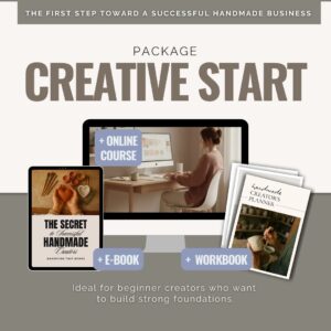 CREATIVE START Package for Handmade Creators